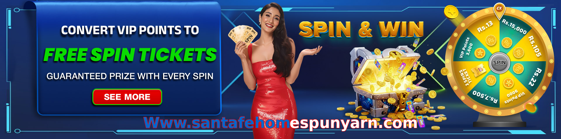 Main screen of Www.santafehomespunyarn.com pk page for PK players